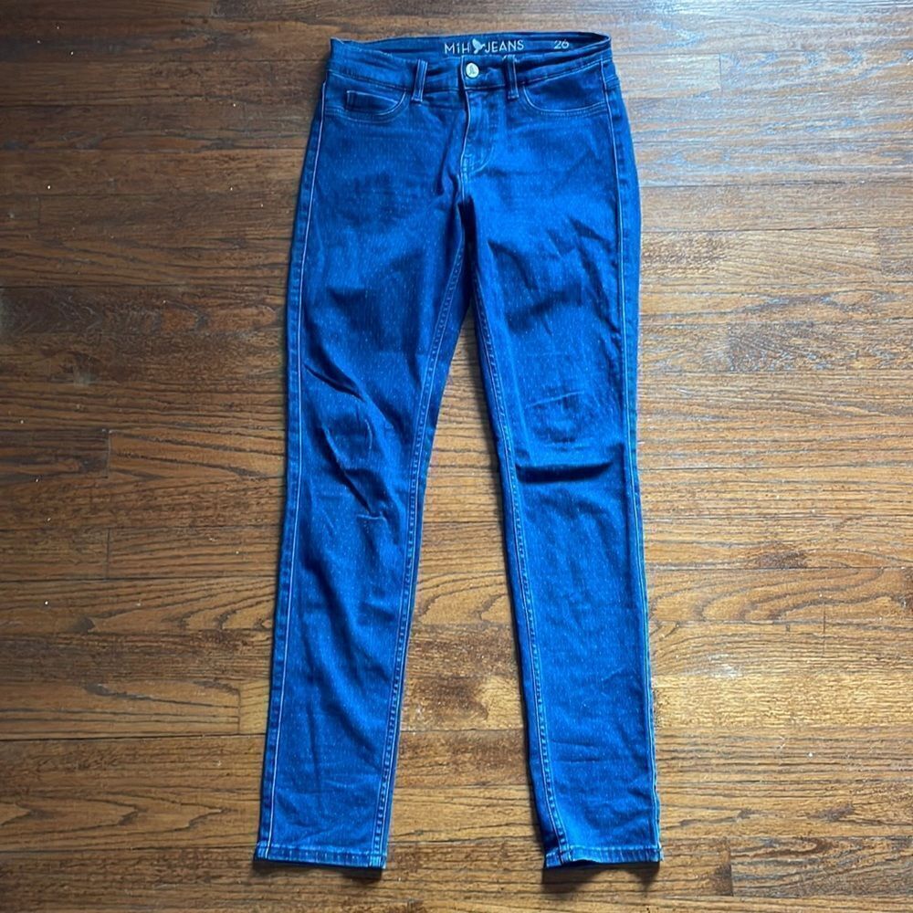 MIH The Bonn High Rise Super Skinny Mini Dot Jeans